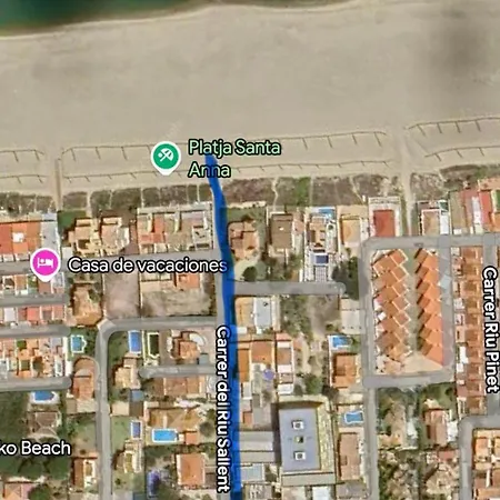 아파트 Casa En Playa Les Deveses,